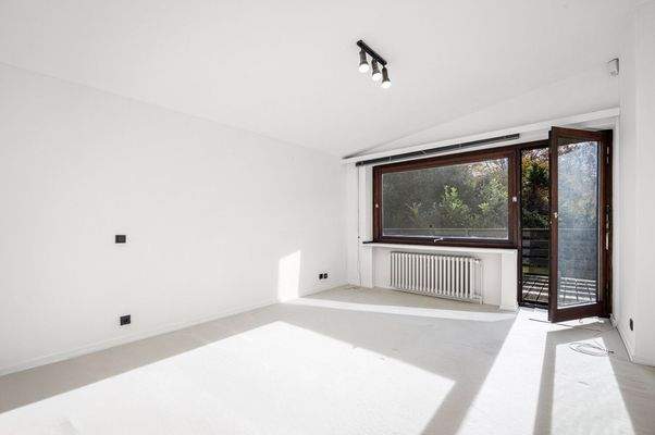 Viel Licht und Zugang zum Südbalkon