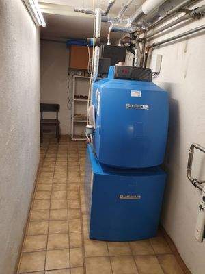 moderne Brennwertheizung aus 2018