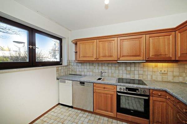 Küche mit Einbauten