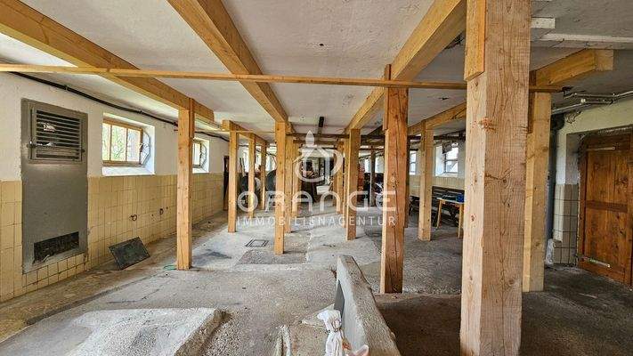 Schreinerei im ehemaligen Stall