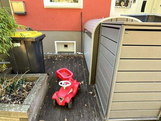 Parkplatz für die kleinen Fahrzeuge