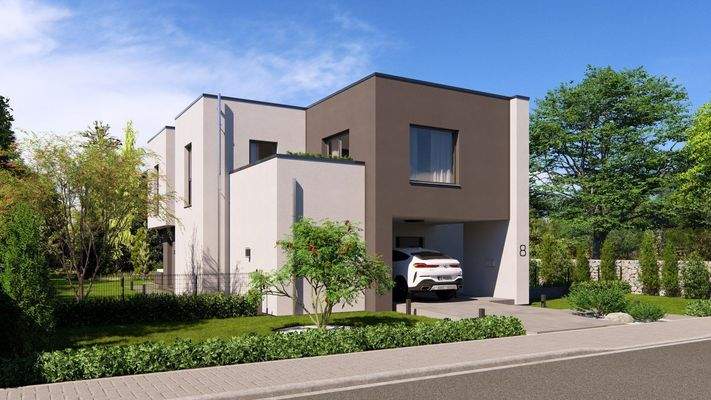 Moderne Villa mit Garten