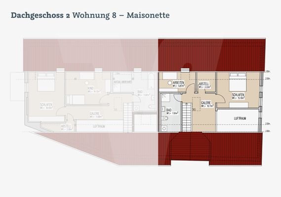 Grundriss Wohnung Nr. 8