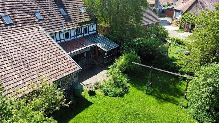 Hintere Gartenansicht (Sommer)