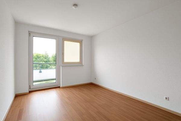 Wohnzimmer ohne Möbel KI 