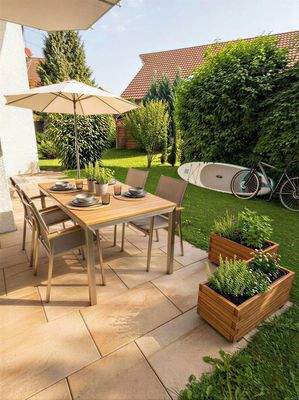 Sonnige Terrasse als Vision