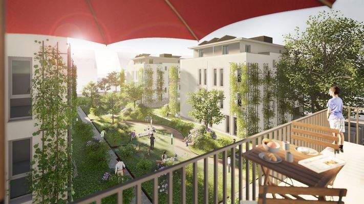 Rückzugsort mit Blick ins Grüne