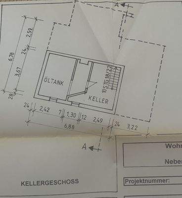 Grundriss Teilkeller