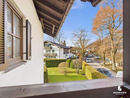 Blick auf Anliegerstraße