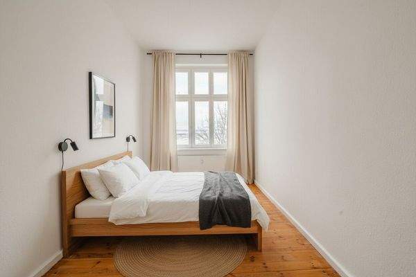 Schlafzimmer digital möbliert