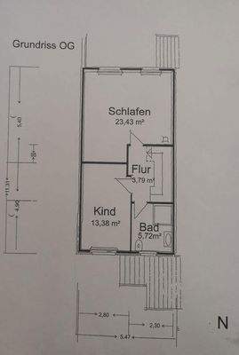 Grundriss Obergeschoss