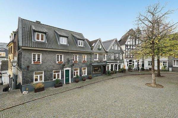 Vorderseite des Hauses