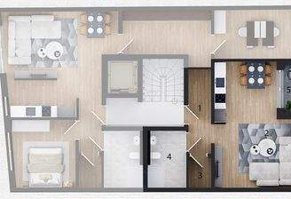 Appartment 4&6, 2.3.OG