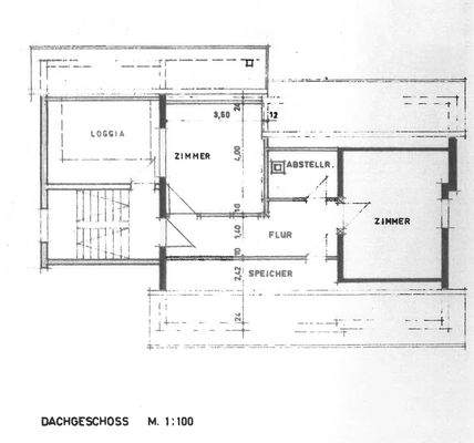 Grundriss Dachgeschoss