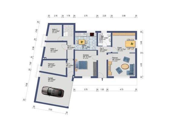 Grundriss Kellergeschoss