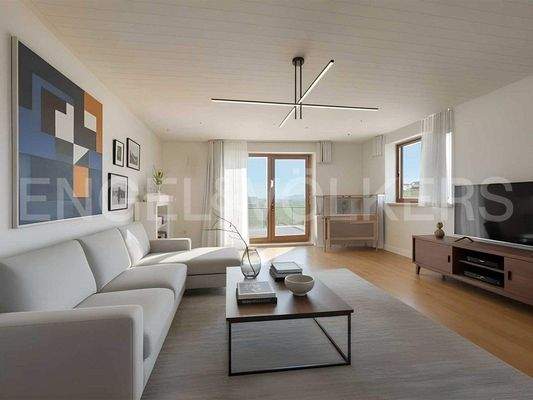 Beispiel-Visualisierung des Wohnzimmers