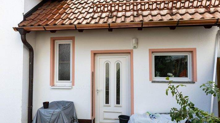 Ansicht aussen Garagenausgang