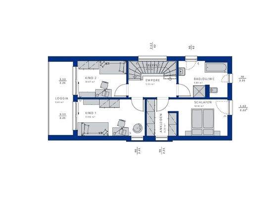 Obergeschoss veränderbar