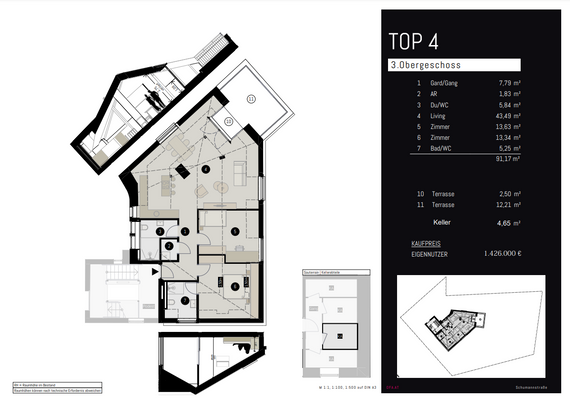 Grundriss Top 4