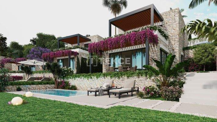 Detached Villas with Impressive Views of Bodrum Yalıkavak