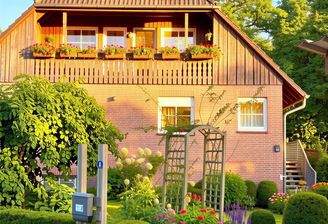 Hausansicht - (KI generiert)