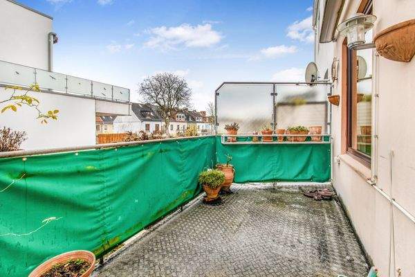 Balkon im Obergeschoss