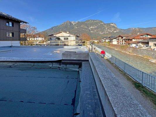 Wankblick Dachterrasse - direkt an der Partnach
