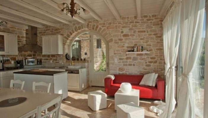 Kreta, Pitsidia: Makellose Villa mit herrlichem Meerblick und Infinity-Salzwasserpool