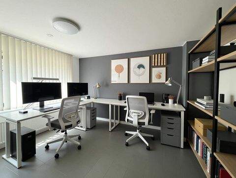 Büro 3. Büroausstattung KI generiert.