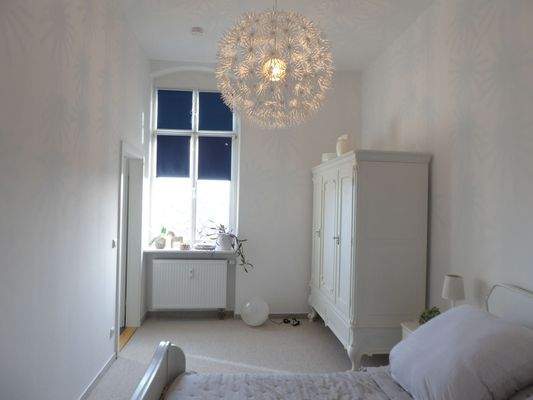 Schlafzimmer der Wohnung 2 im OG