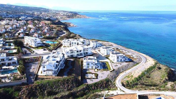 Sea-Front Real Estate in a Complex in Girne North Cyprus