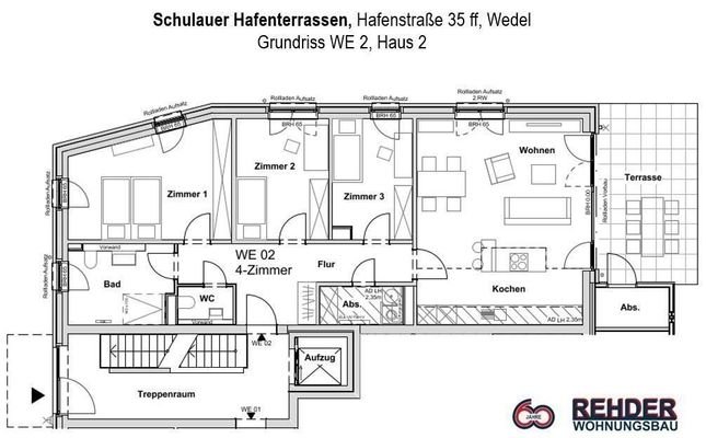 GR WE 2, Haus 2 - Alternativ mit Kücheninsel