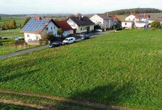 Blick auf das Grundstück