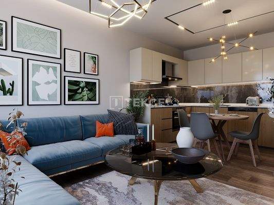 2-Bedroom Apartment in a Complex with a Pool in Antalya