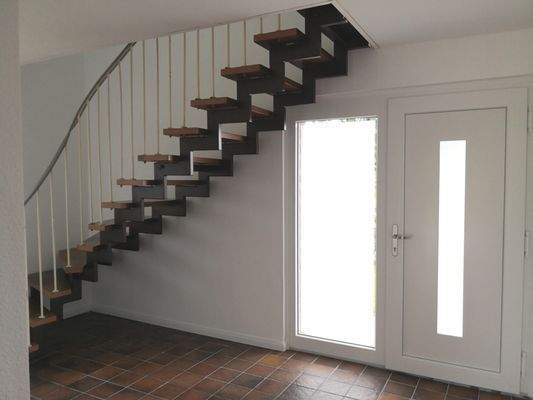 Treppe zum Dachgeschoss