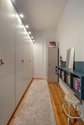 Ankleidebereich im Schlafzimmer