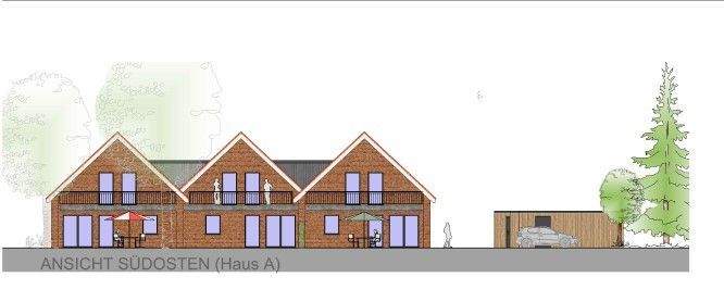 Ansicht Südosten ( Haus A)