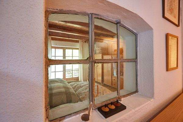 Blick in das Schlafzimmer