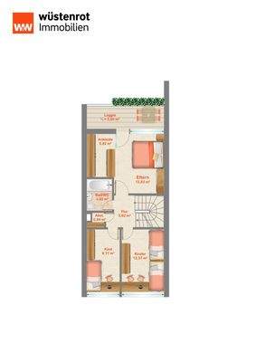 Grundriss Obergeschoß