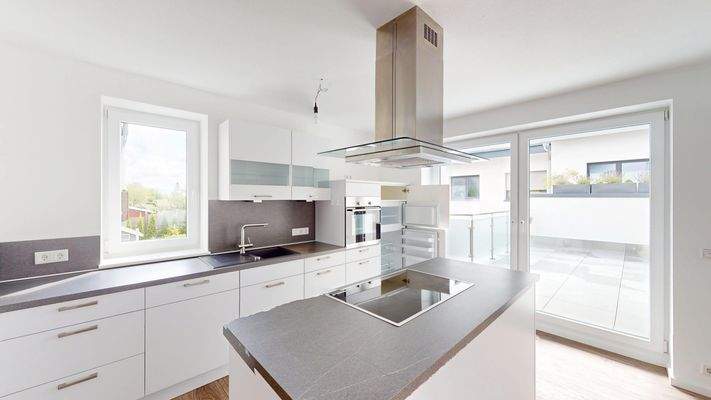 3061055d Küche Blick Frühstücksbalkon