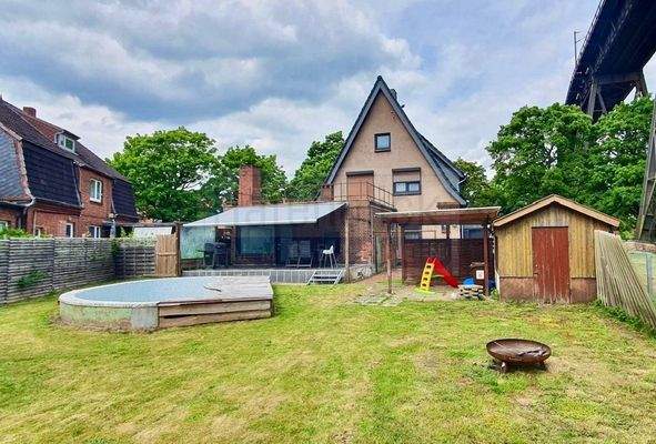 Hausansicht Gartenseite