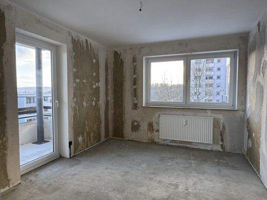 Schlafzimmer mit Loggia