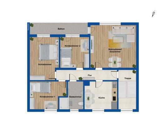 Grundriss - Obergeschoss