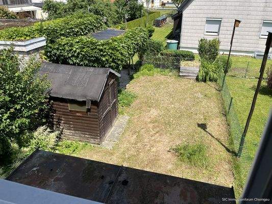 Laubengarten hinter dem Haus