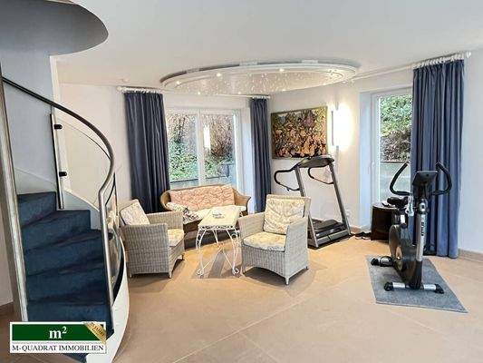 Ruhezone im Schwimmbad