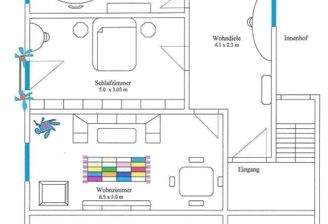 Foto Köln, Bismarckstraße Grundriss Kaufobjekt ohn