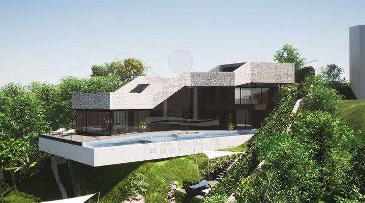 Baugrundstück mit 964 m² und genehmigter Villa