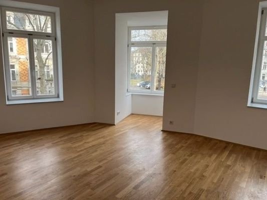 Wohnzimmer mit Erker