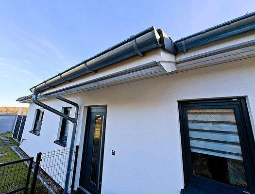 überdachter Hauseingang