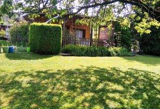 Ansicht mit Ferienhaus